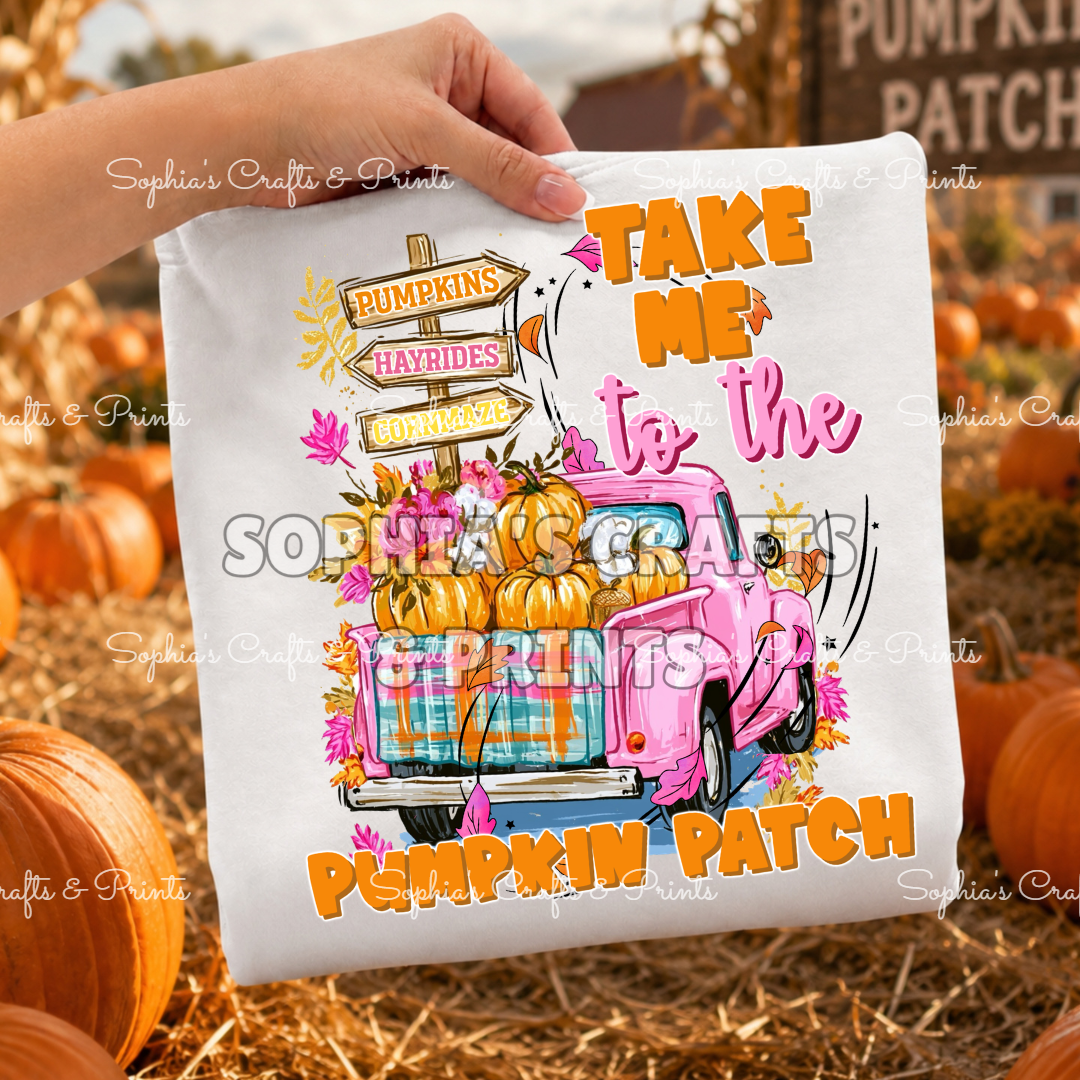 Take Me To The Pumpkin Patch DTF Transfer