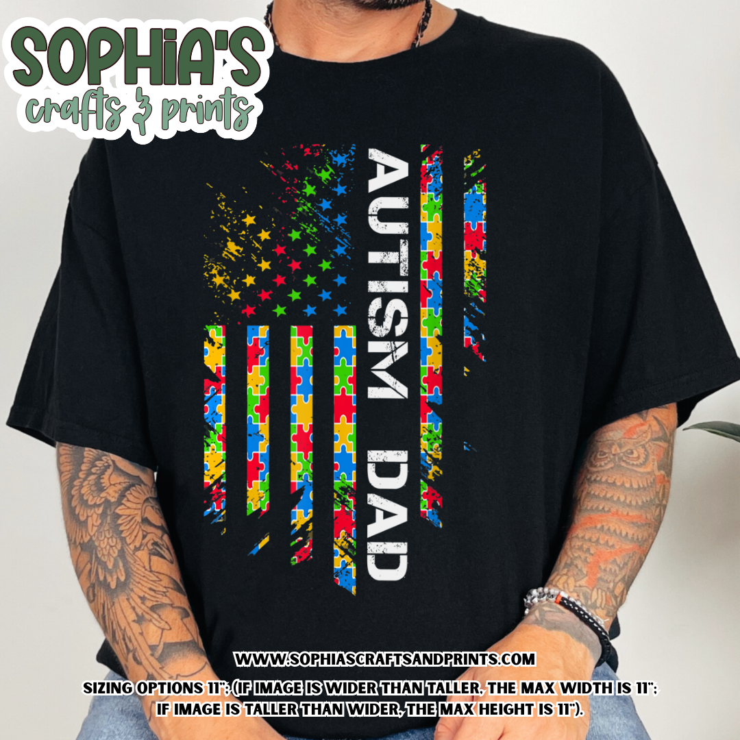 Autism Awareness DTF Transfers2