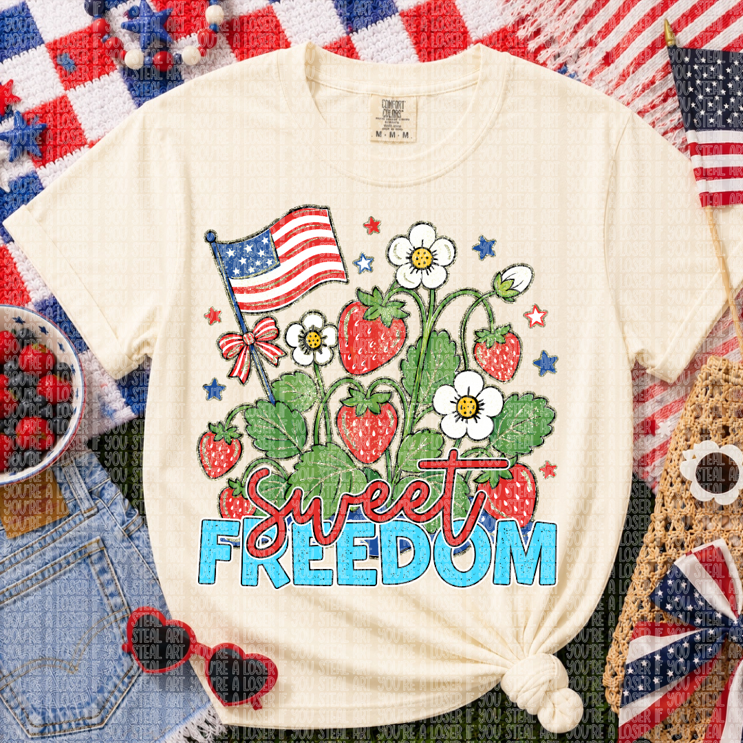 Sweet Freedom DTF Transfer