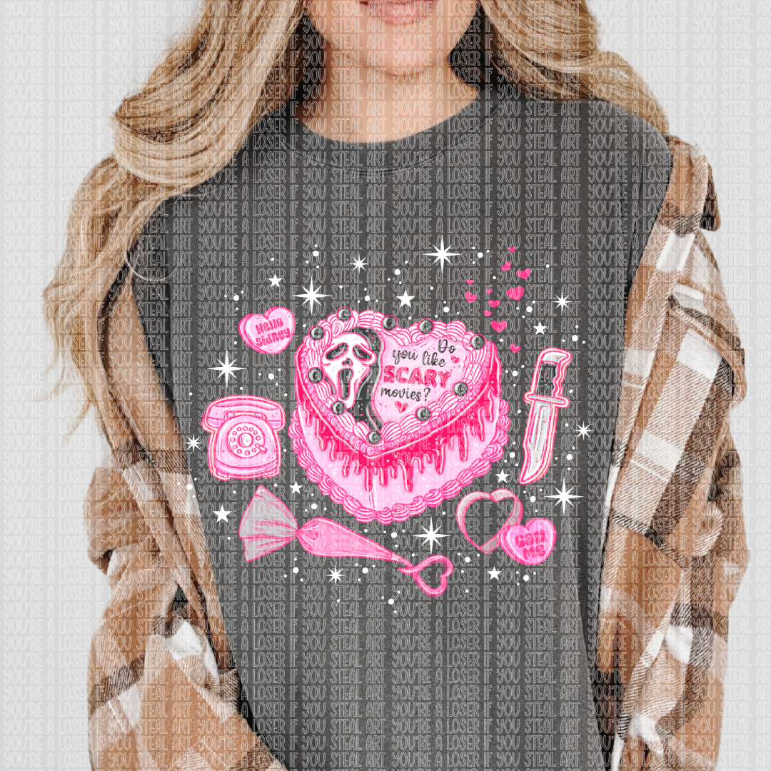 Scream Cake DTF Transfer