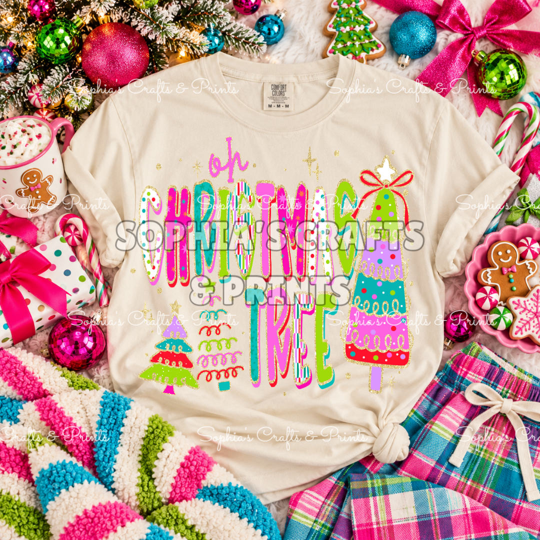 Oh Christmas Tree DTF Transfer