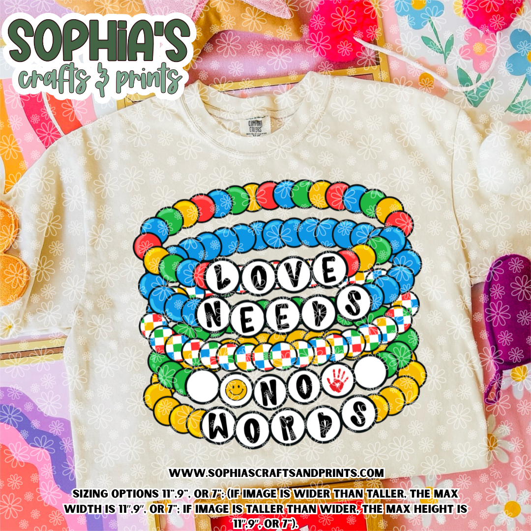 Autism Awareness DTF Transfers