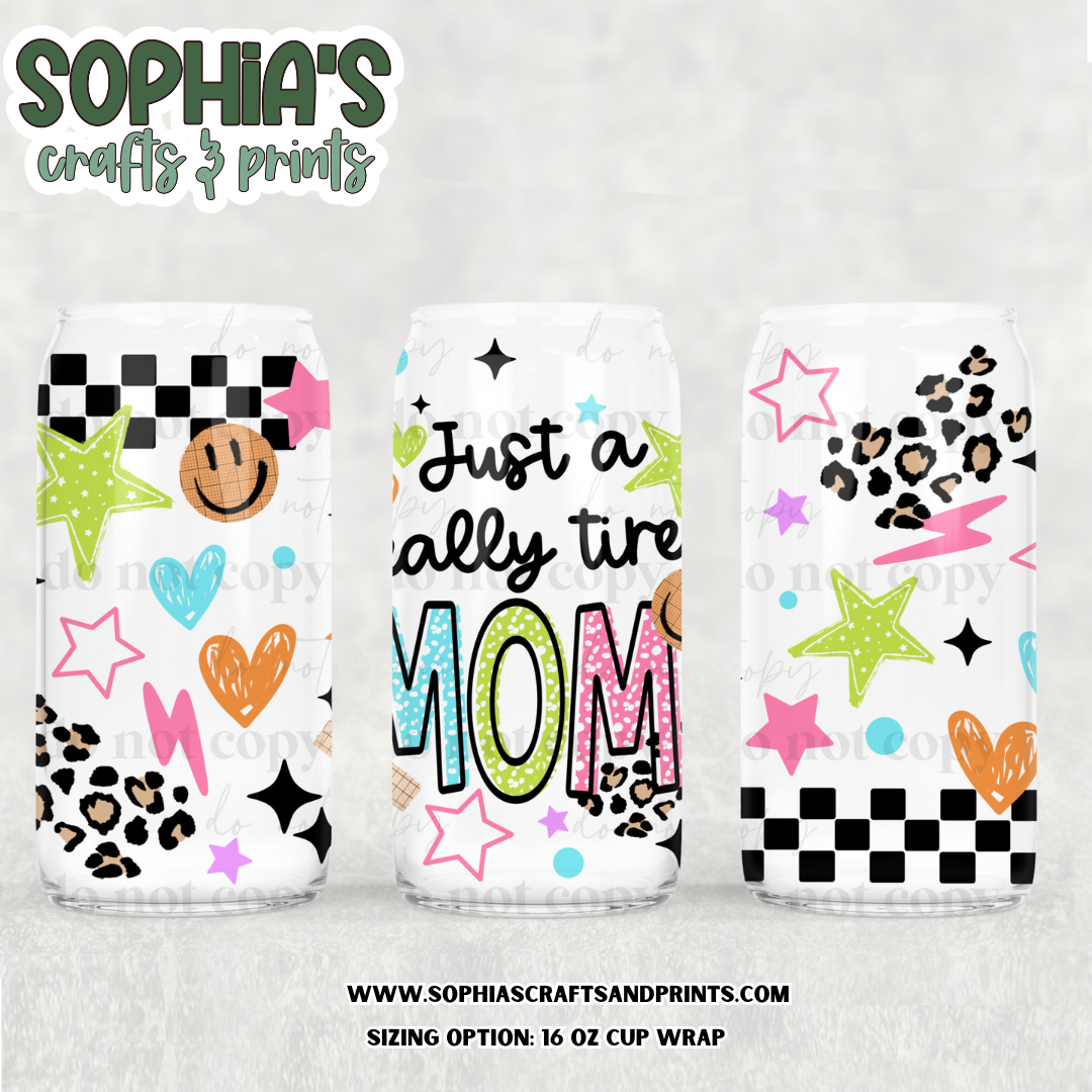 MAMA - Motherhood UV DTF Transfer - 16 oz cup wrap