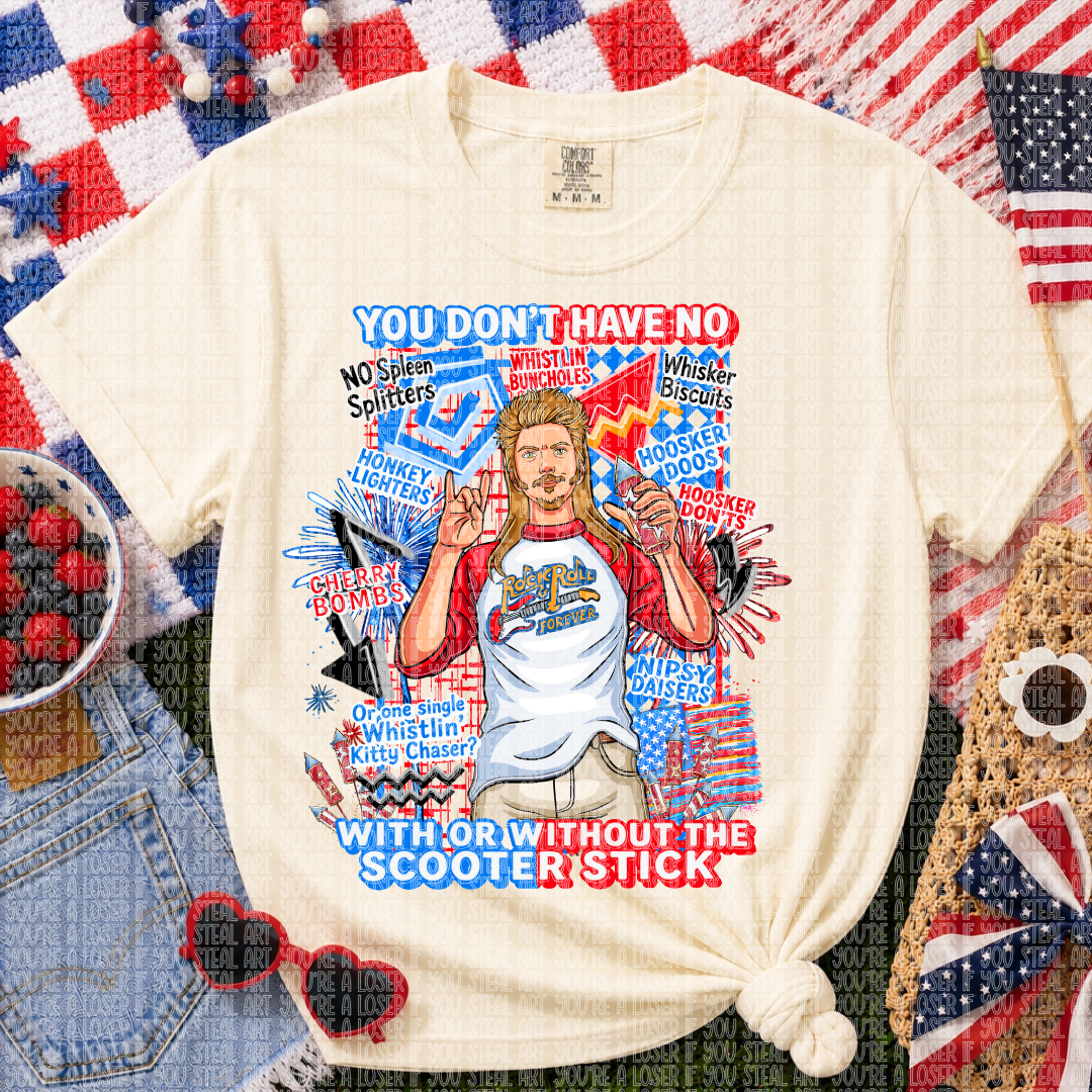 Joe Dirt FOJ DTF Transfer