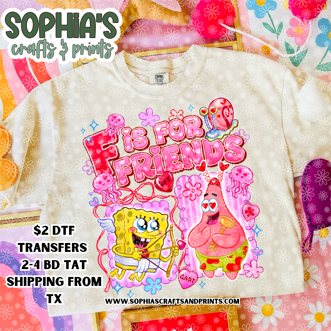 DTF Transfers - Valentine Characters