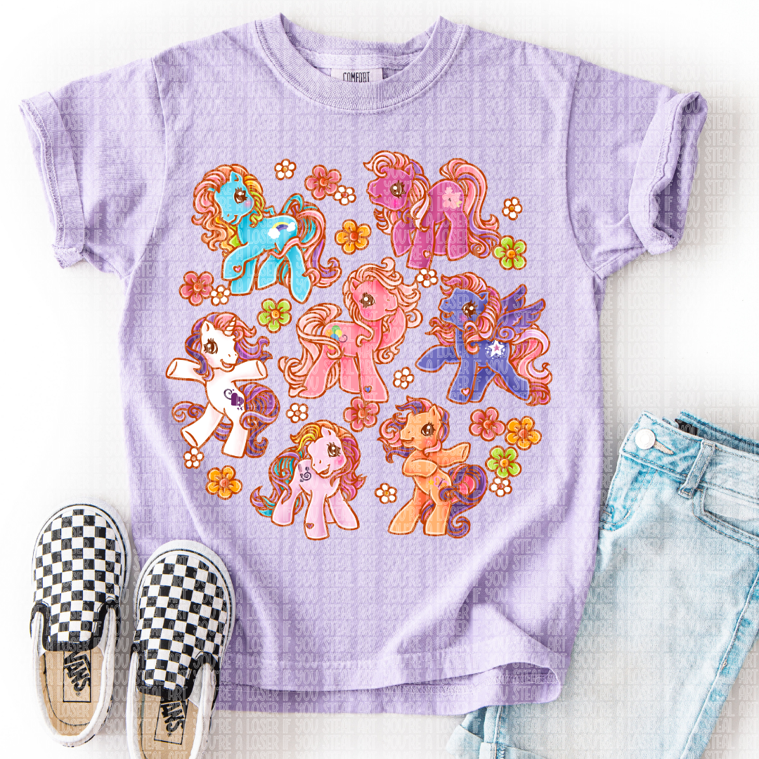 My Little Pony DTF Transfer