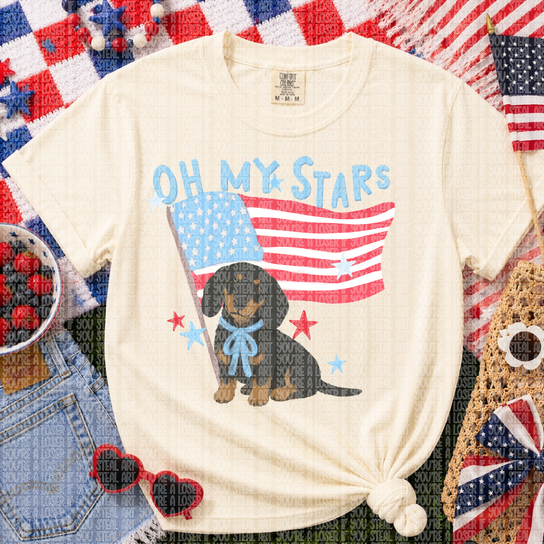 Oh my stars DTF Transfer
