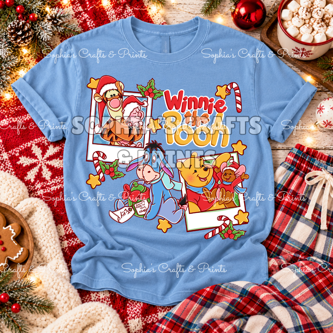 Bear and Friends Christmas DTF Transfer