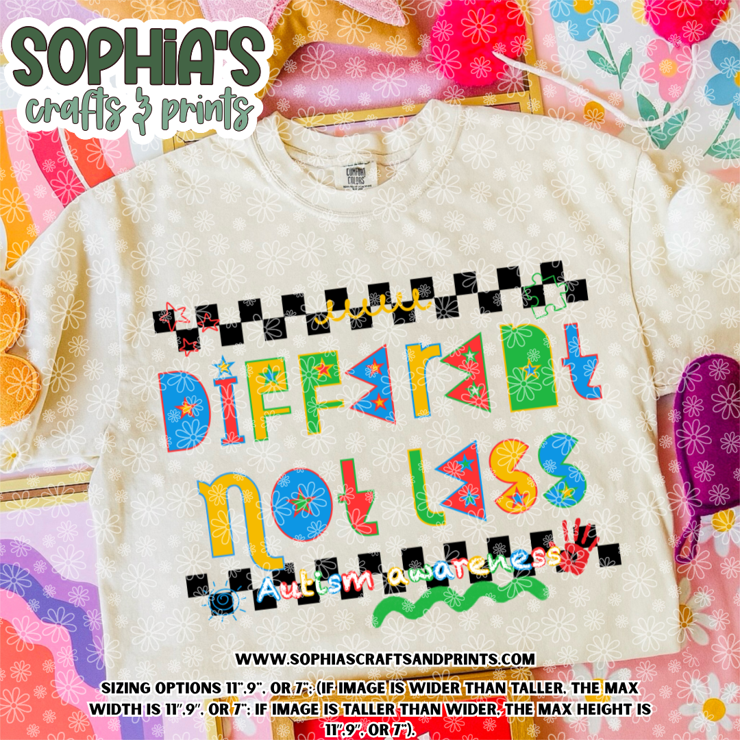 Autism Awareness DTF Transfers