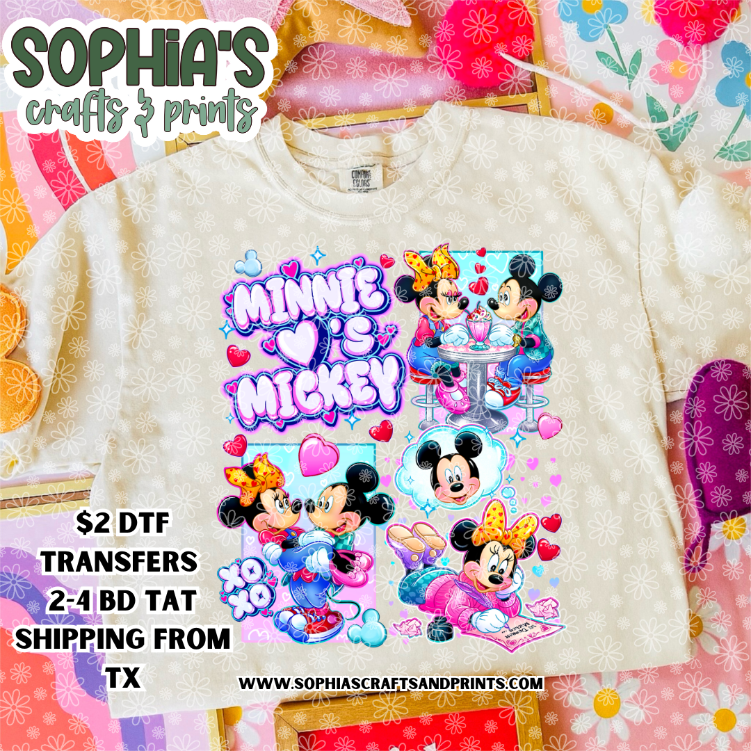 DTF Transfers - Valentine Characters