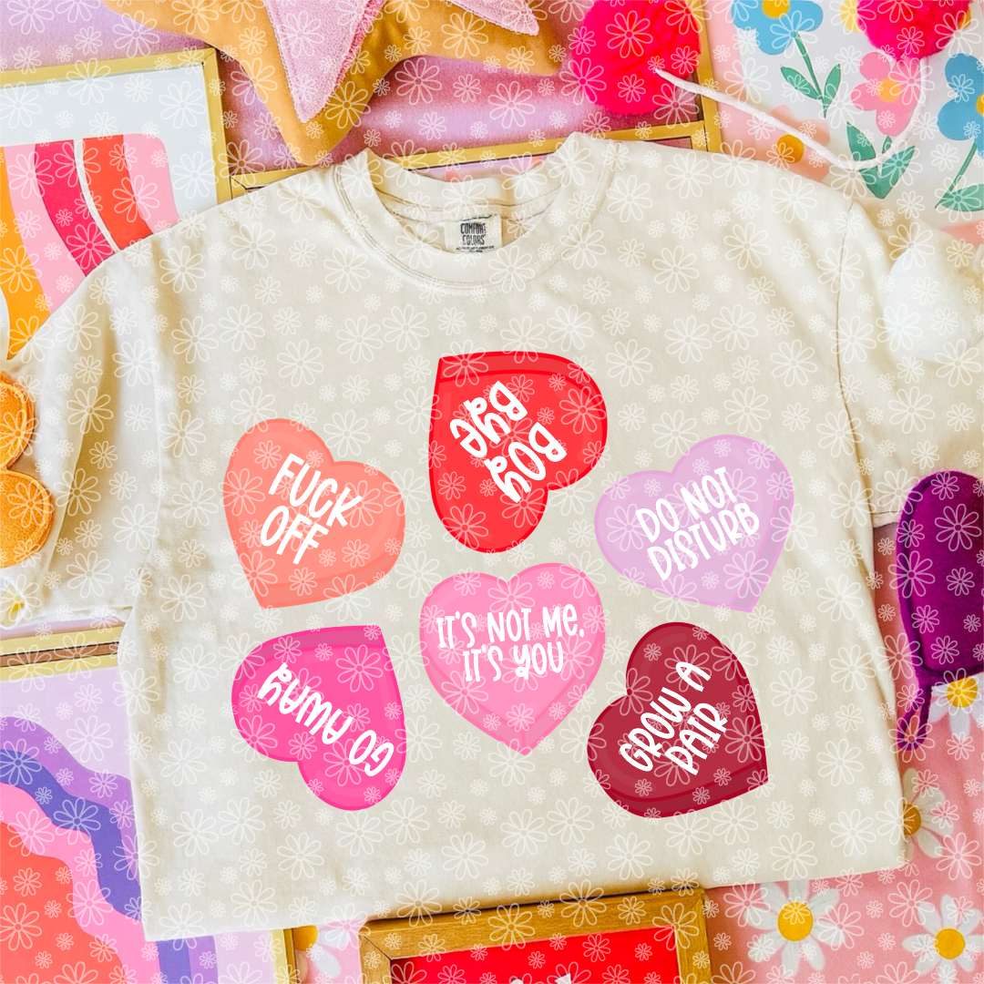 Anti Valentine's DTF Transfers