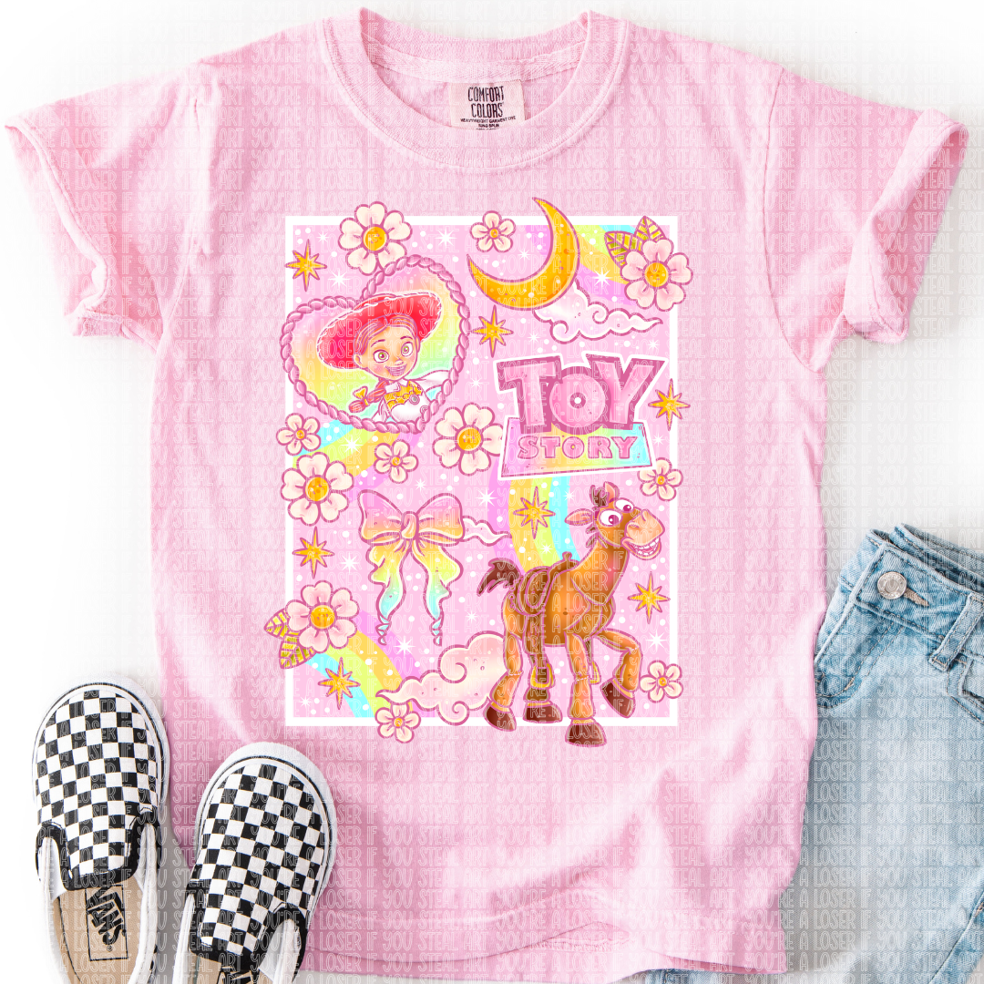 Jessie Toy Story Pink DTF Transfer