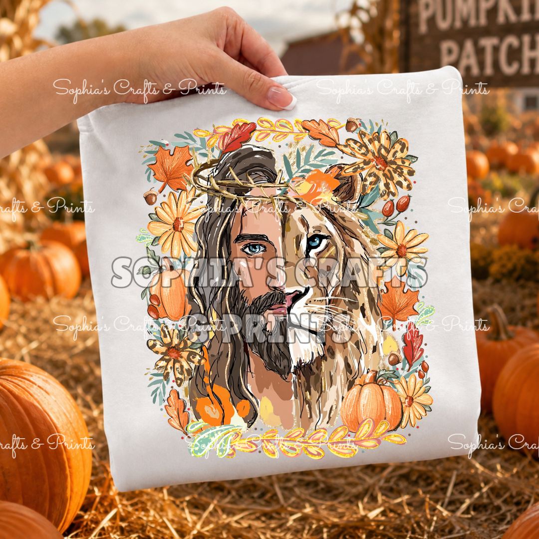 Lion of Judah Fall DTF Transfer