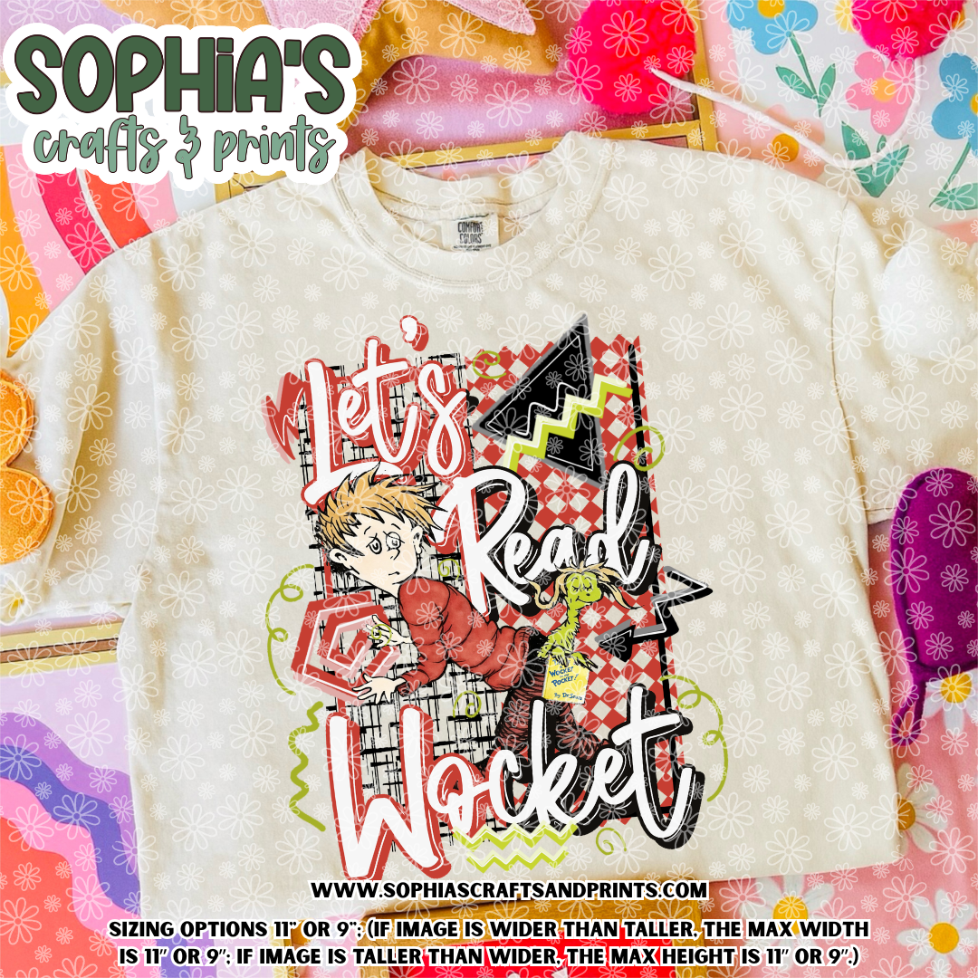 Reading Across America DTF Transfers