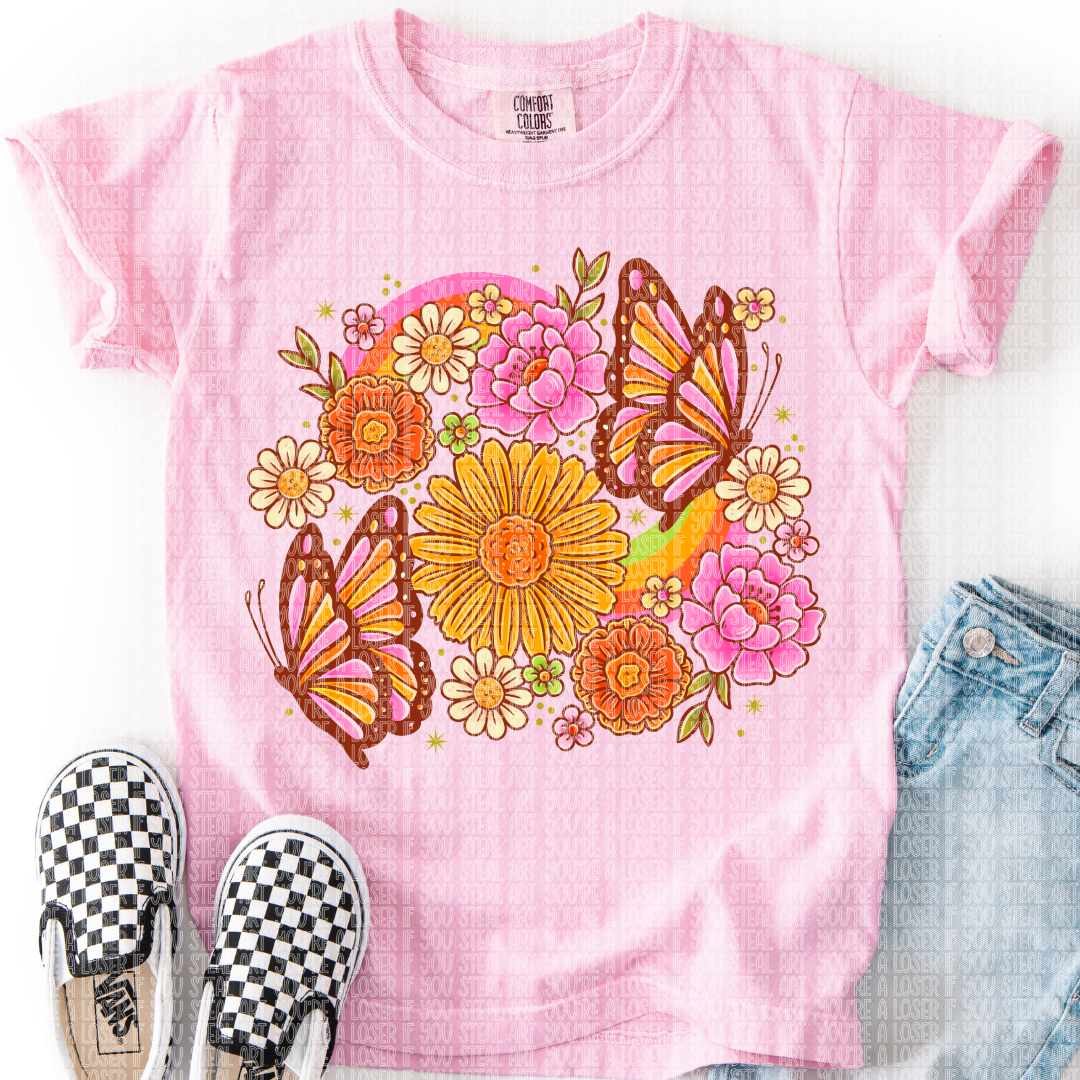 Summer Butterflies DTF Transfer