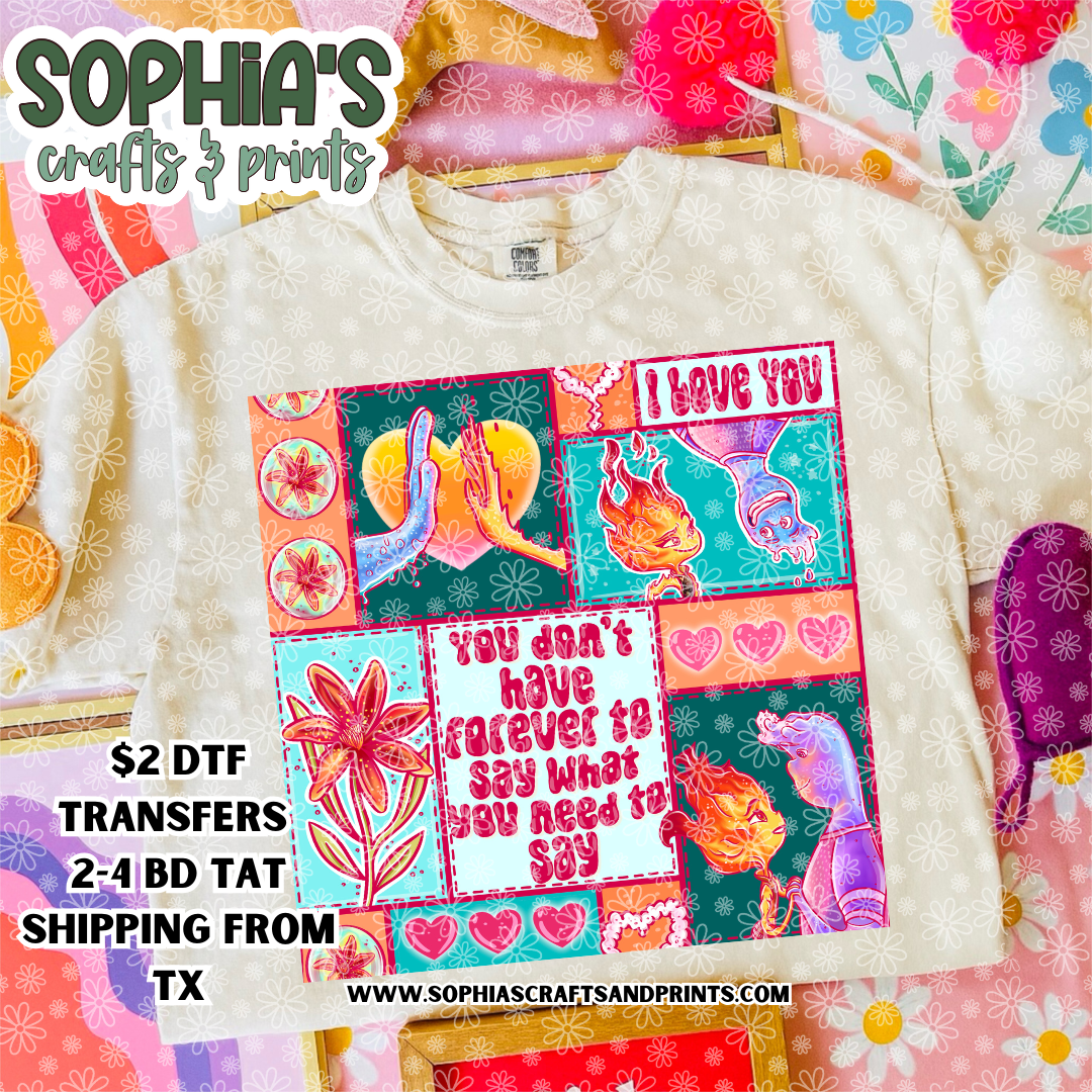 DTF Transfers - Valentine Characters