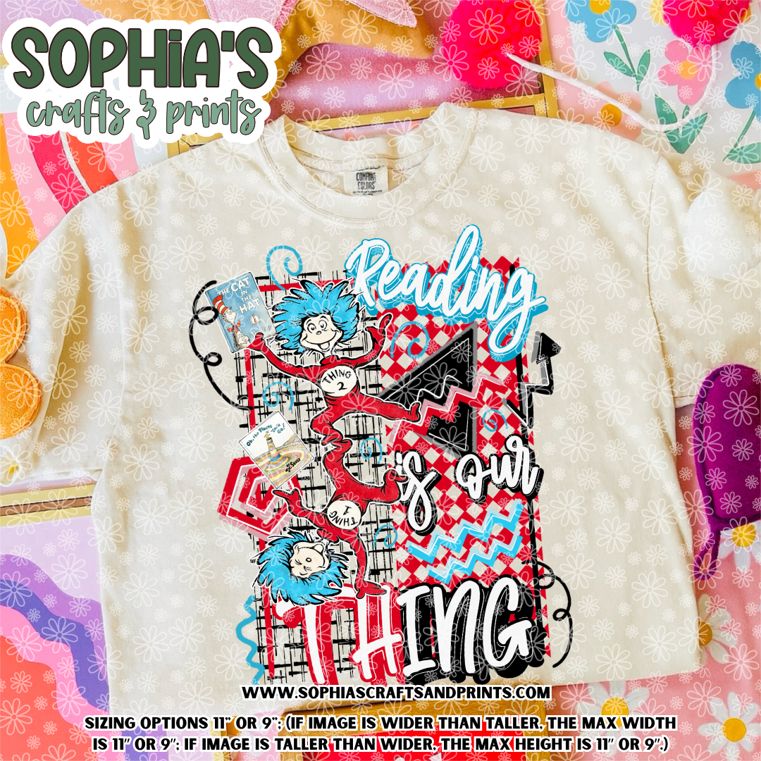 Reading Across America DTF Transfers