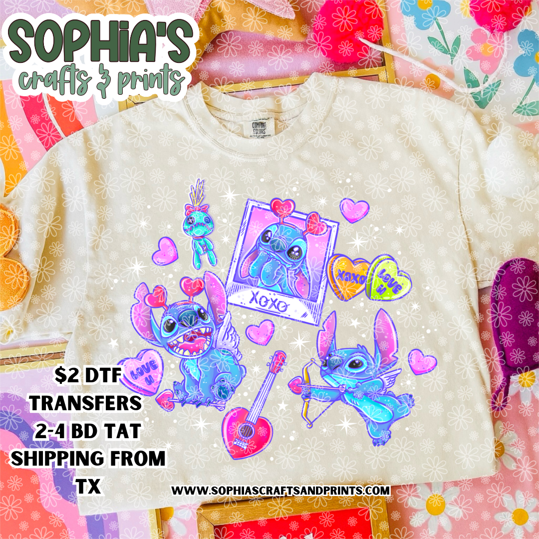 DTF Transfers - Valentine Characters