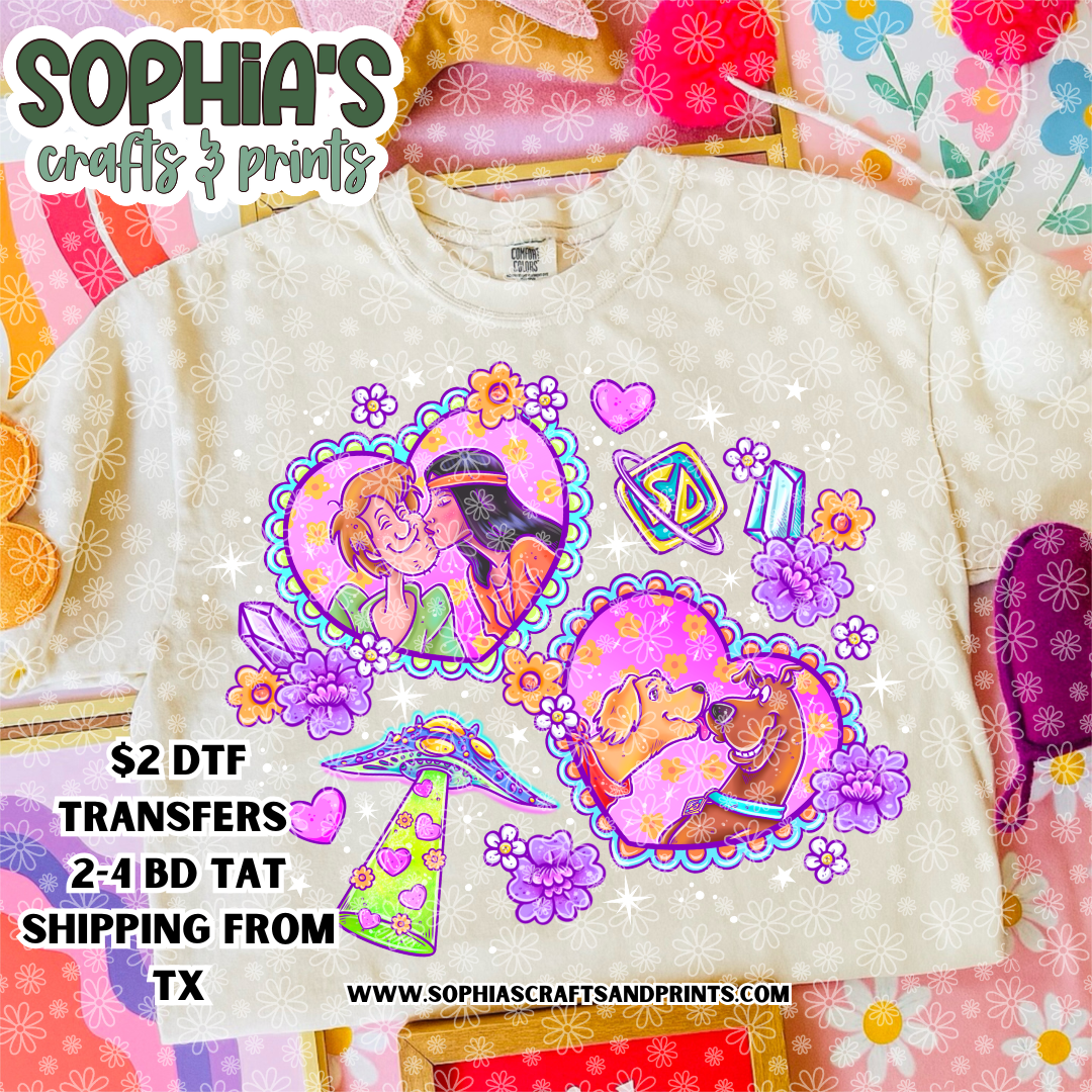 DTF Transfers - Valentine Characters