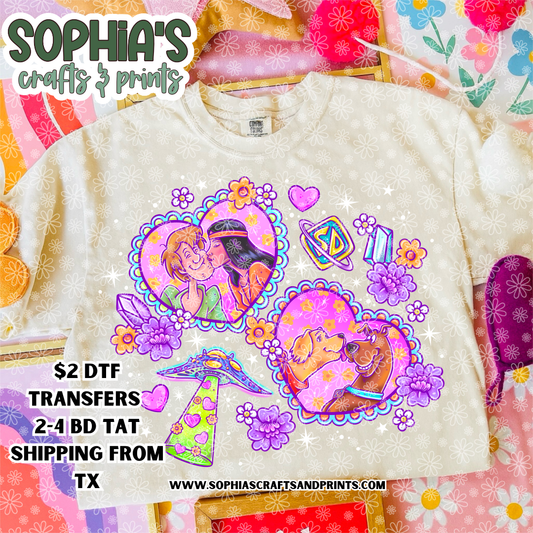 DTF Transfers - Valentine Characters