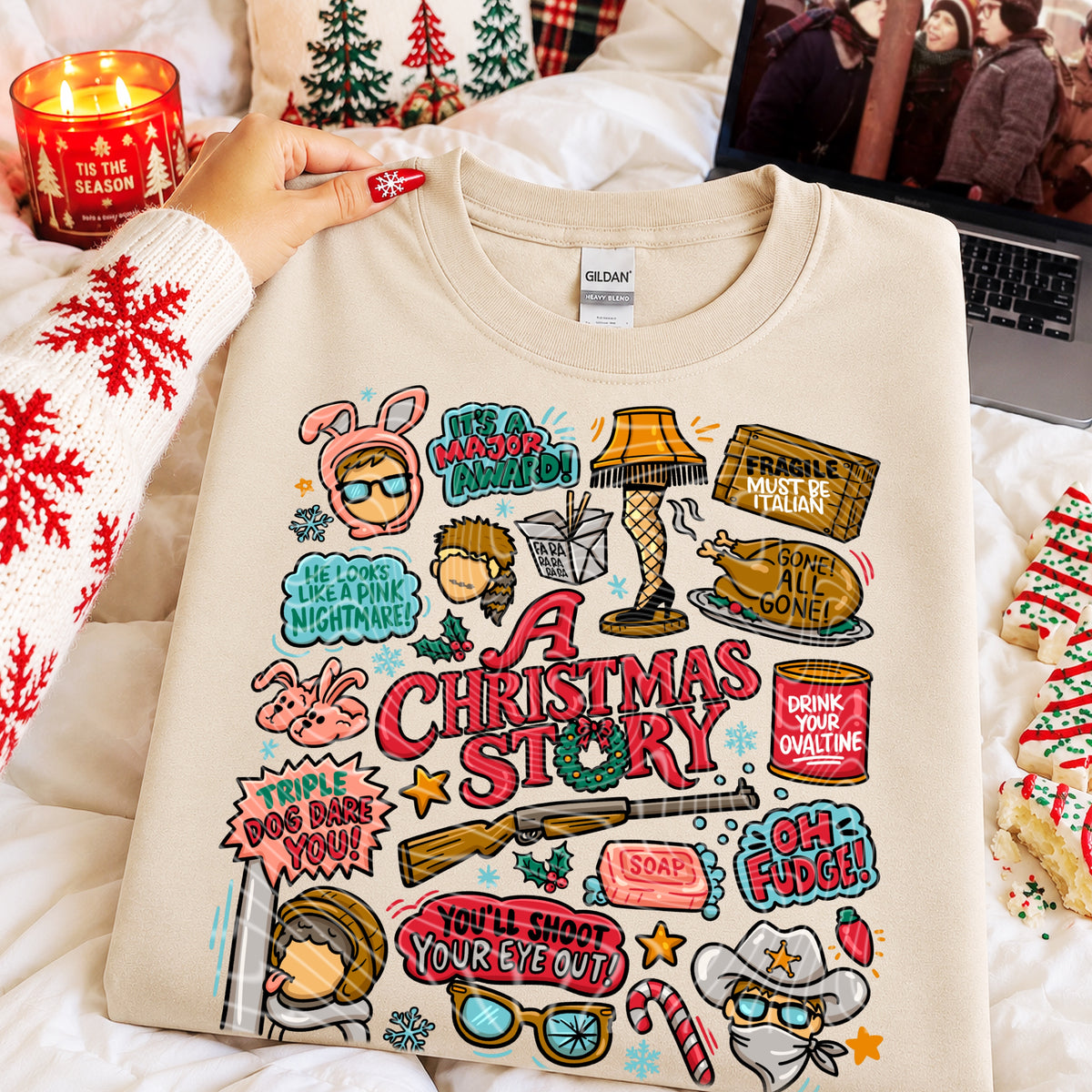 A Christmas Story DTF Transfer