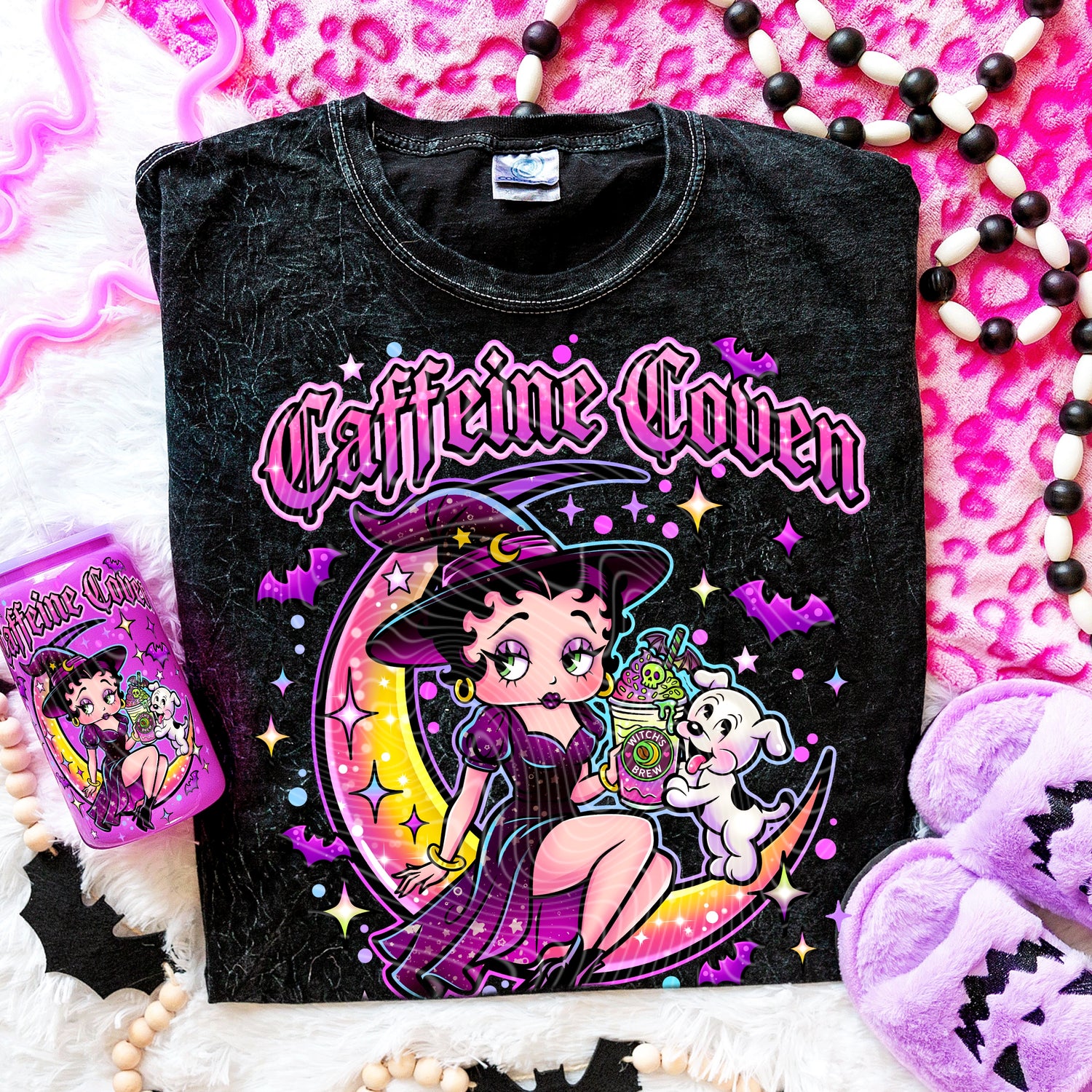 Caffeine Coven Betty DTF Transfer
