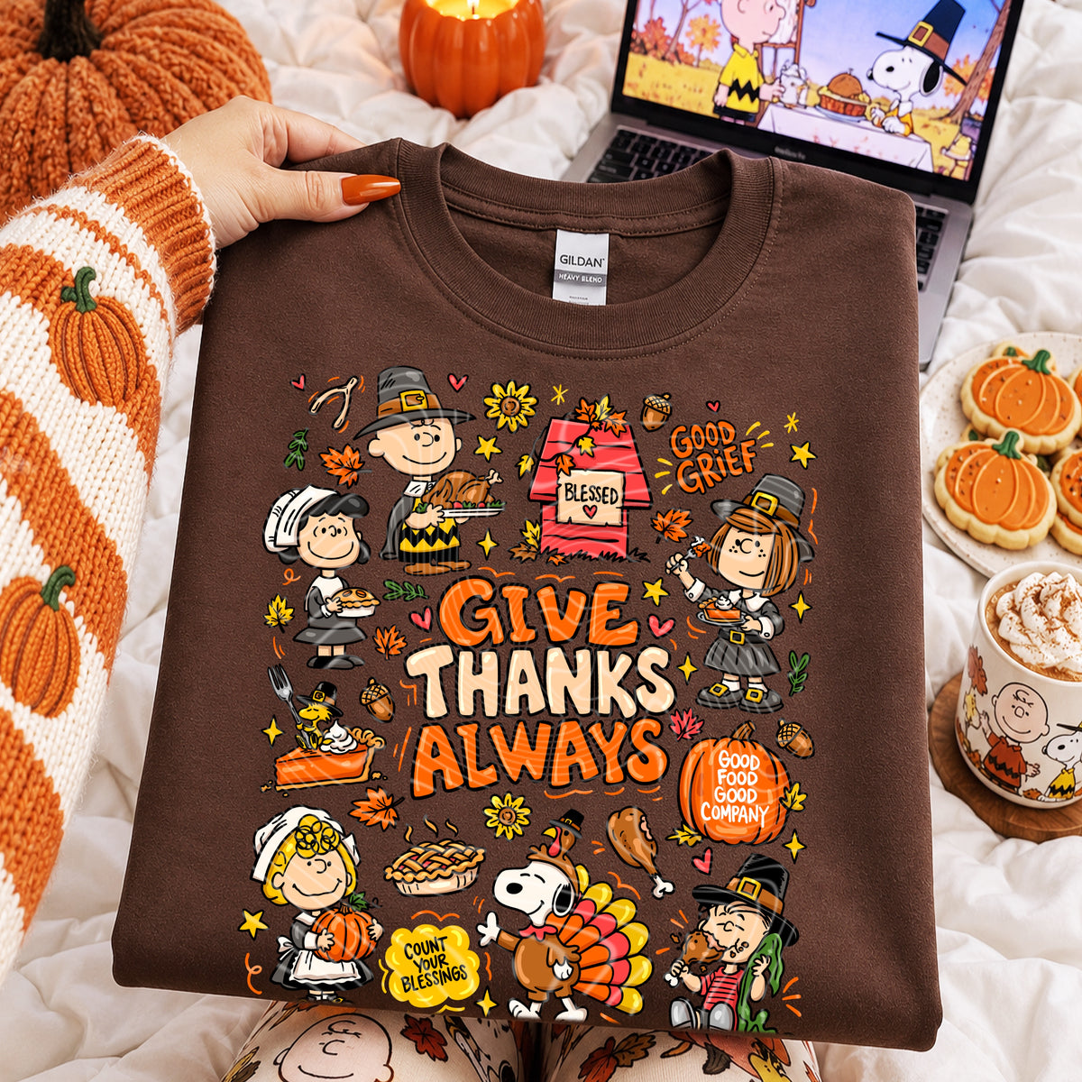 Give Thanks DTF Transfer