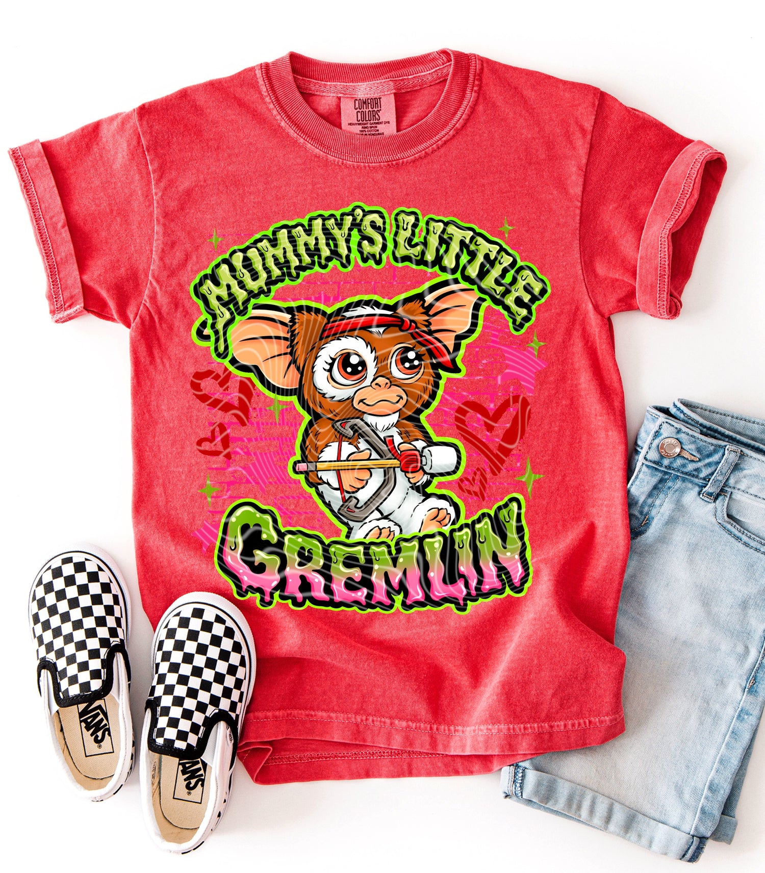 Mommy’s Gremlin Bow DTF Transfer