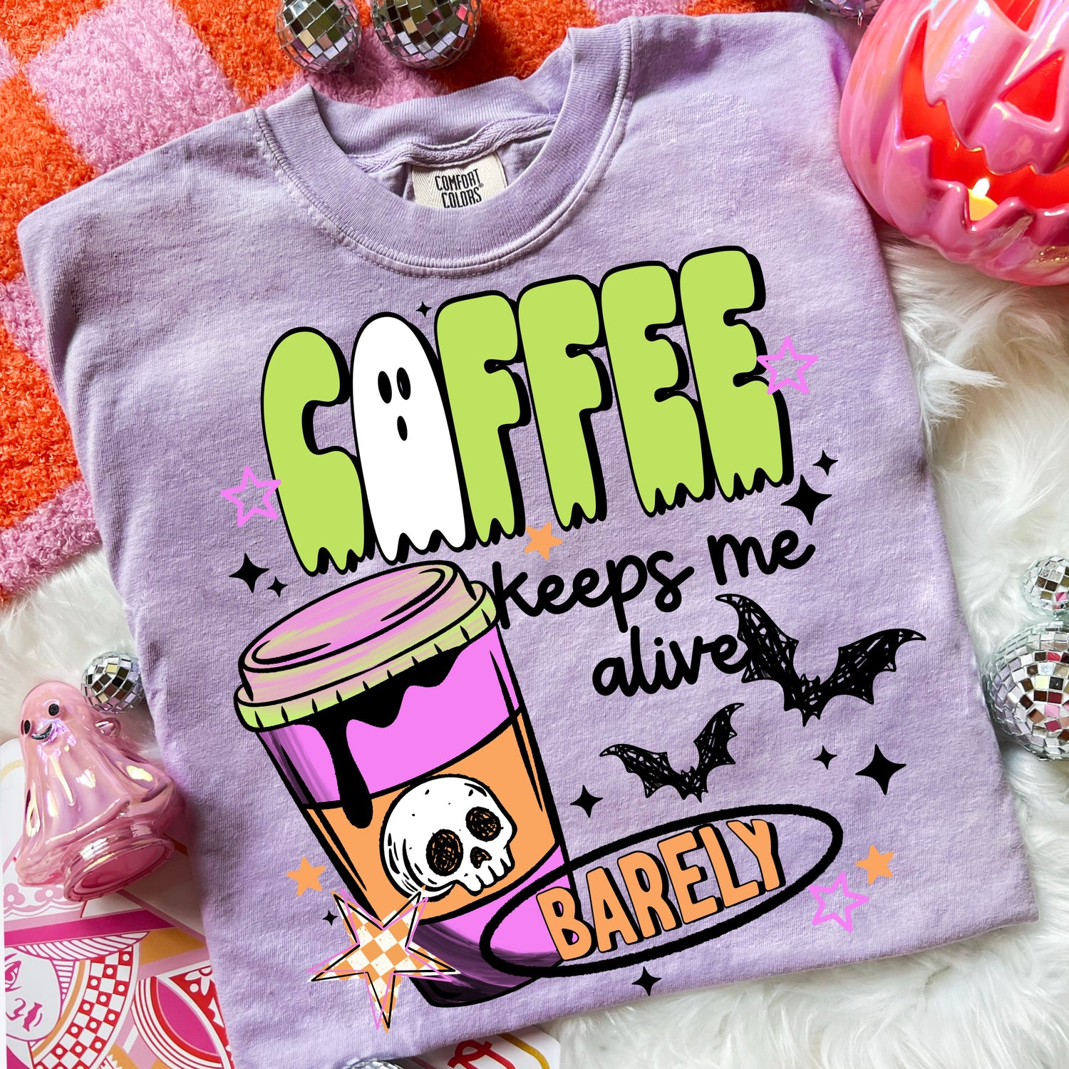 Coffee Keeps Me Alive Black DTF Transfer