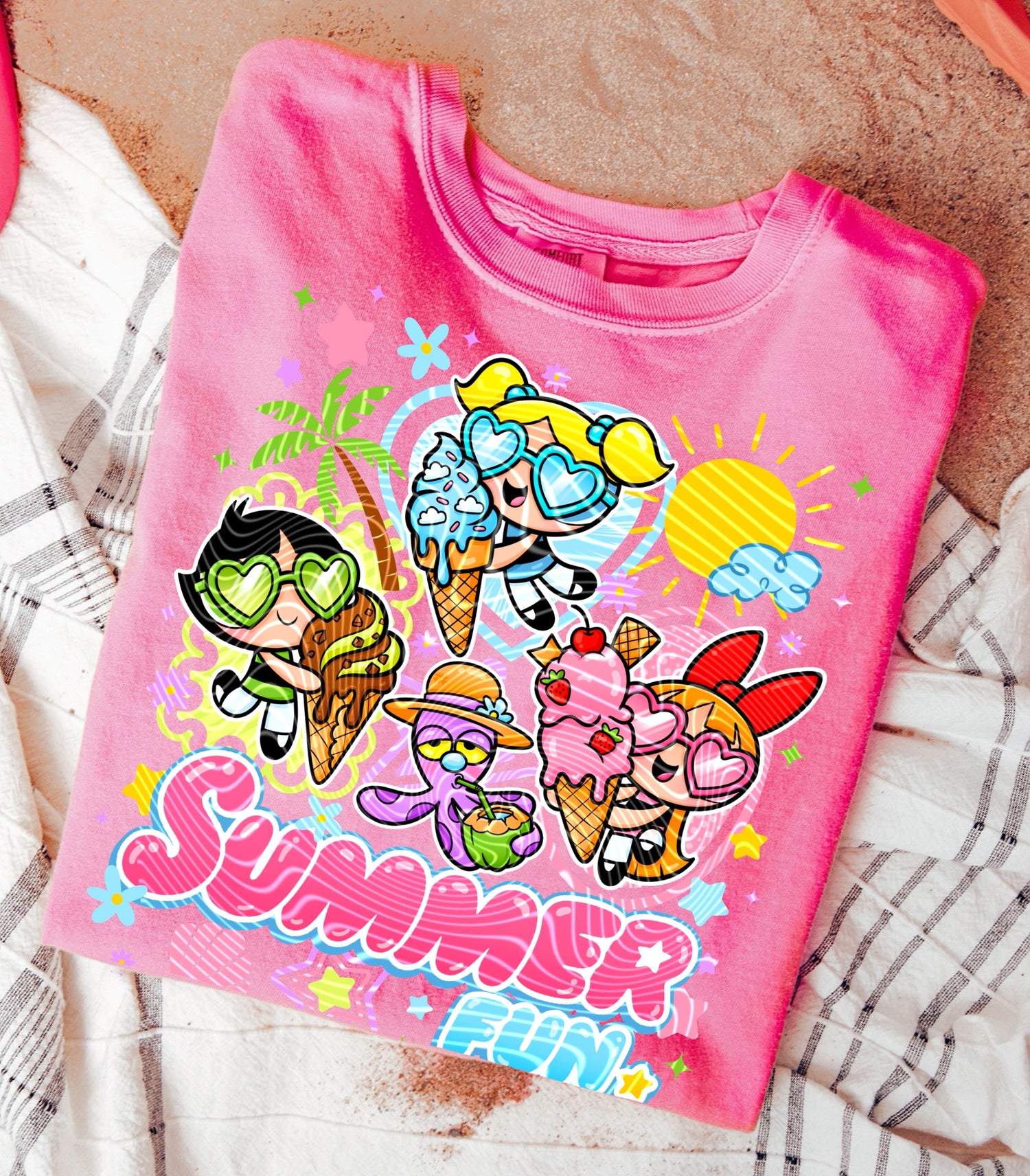 Summer Girls PPG DTF Transfer