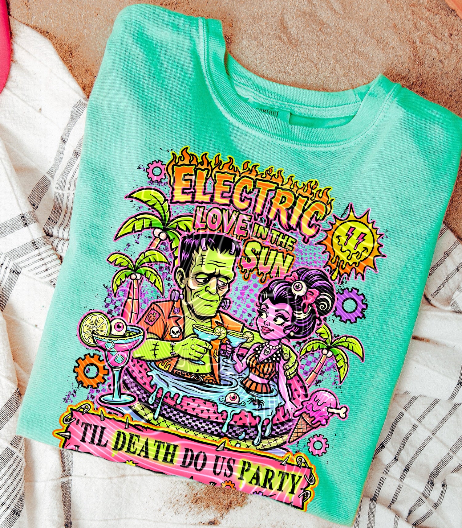 Electric Summer DTF Transfer