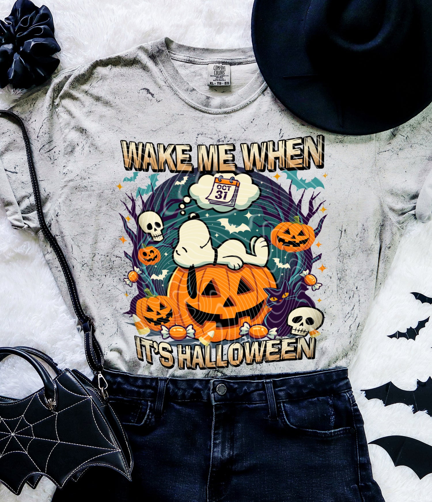 Wake Me When It’s Halloween DTF Transfer