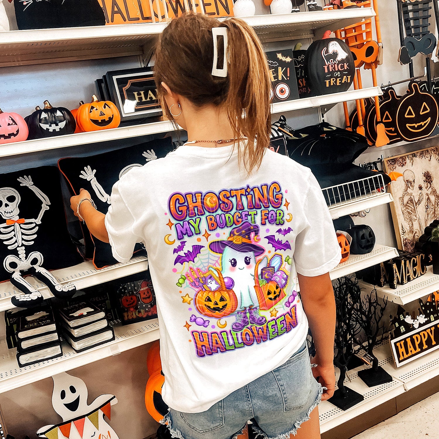 Ghosting My Budget For Halloween DTF Transfer