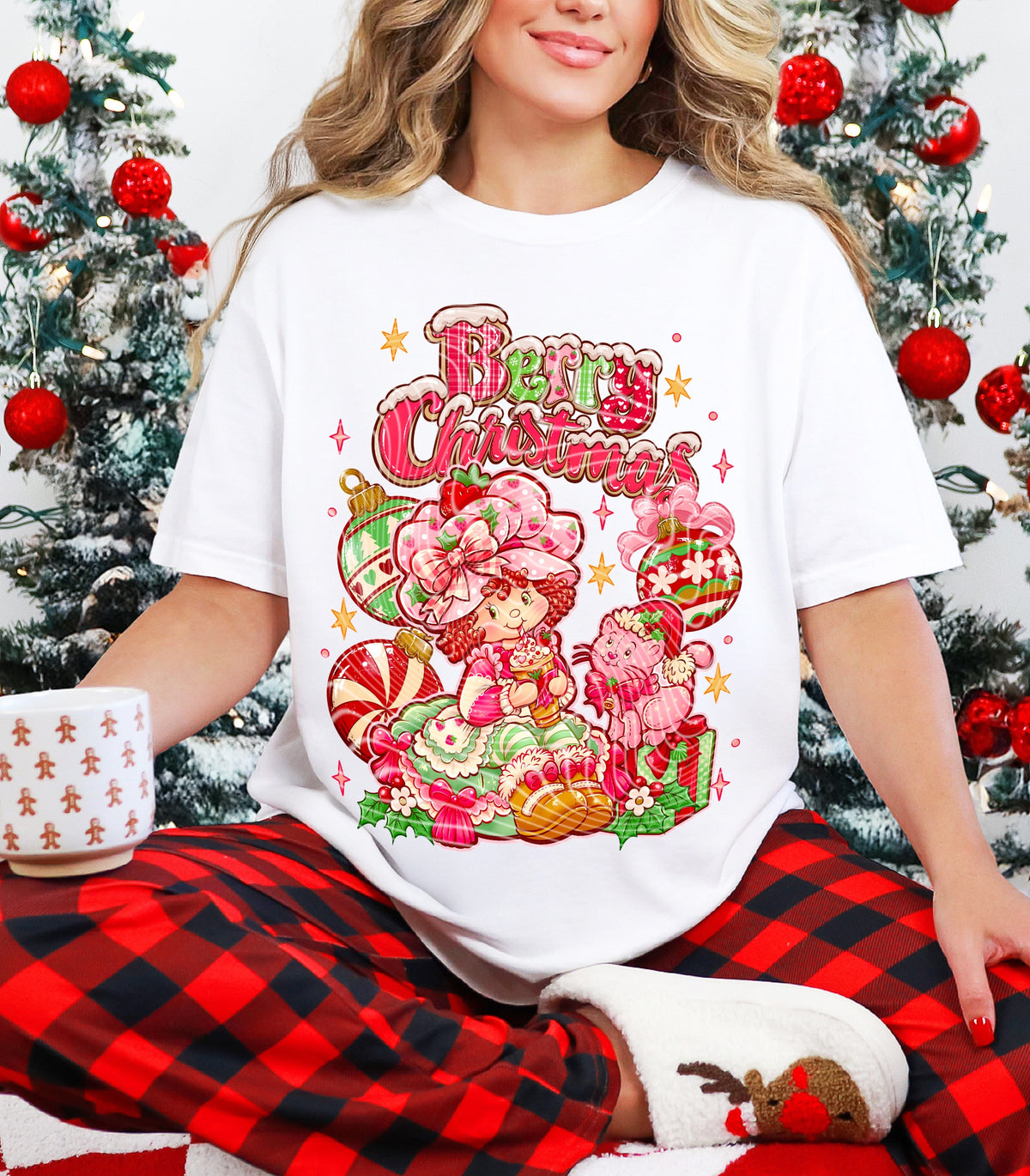 Berry Christmas DTF Transfer