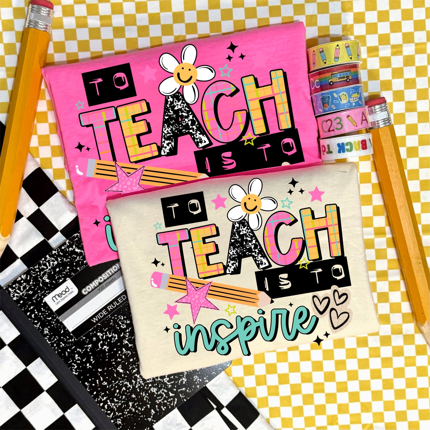 To Teach Is To Inspire DTF Transfer