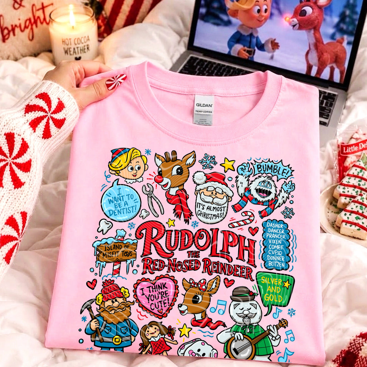 Rudolph DTF Transfer
