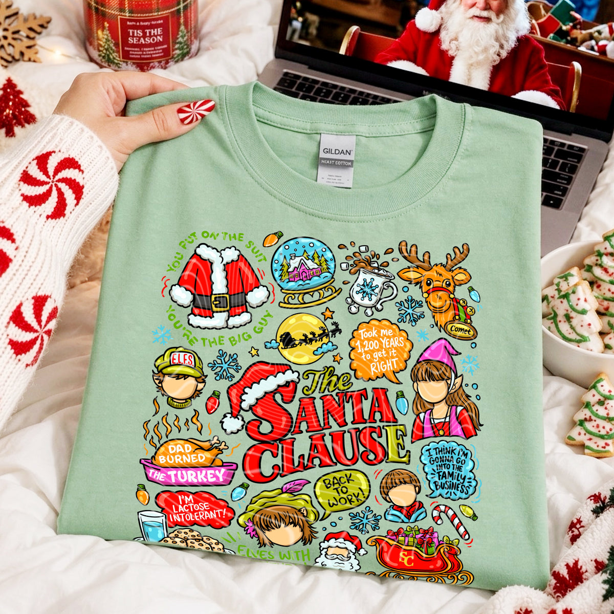 Santa Clause DTF Transfer