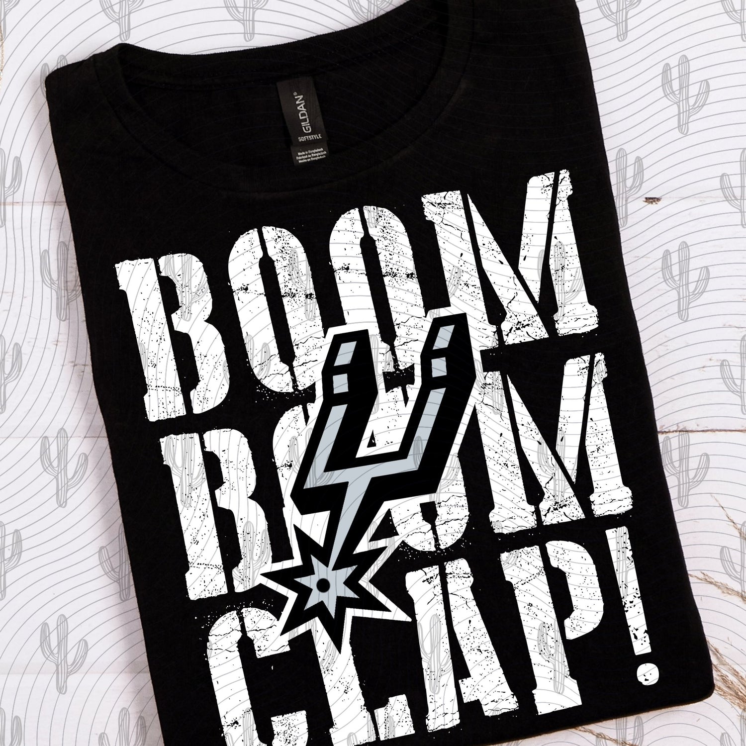 Boom Boom Clap White DTF Transfer