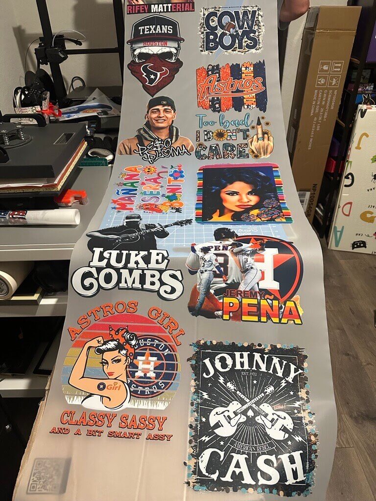 DTF Gangsheet - Gang Sheet - You Build Gangsheet and We Print