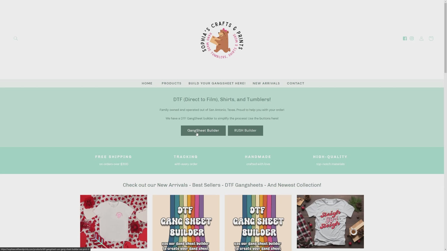 DTF Gangsheet - Use Gang Sheet Builder, We Print it!