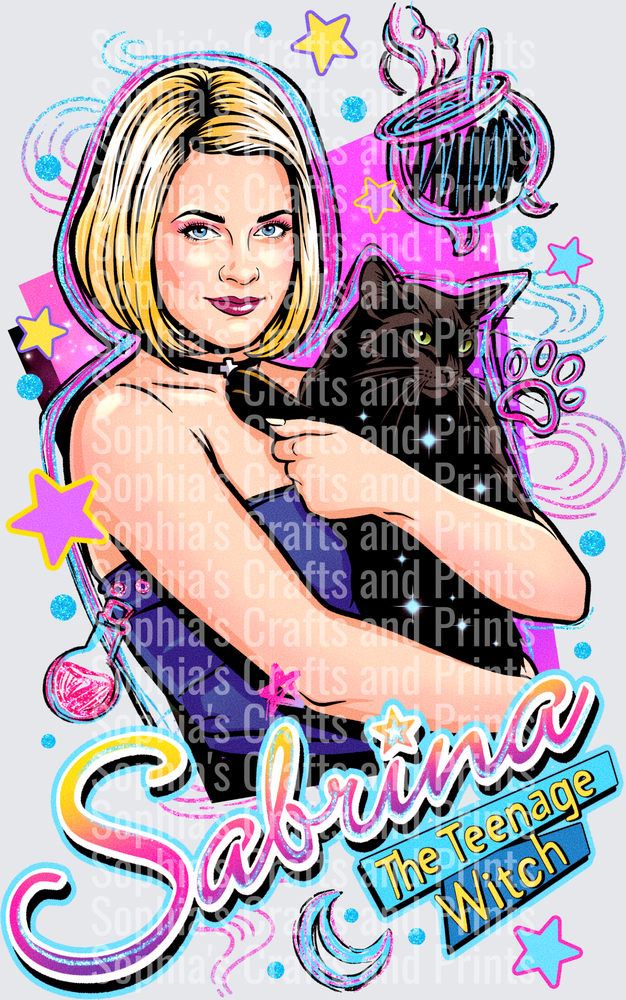 Sabrina Teenage Witch DTF Transfer