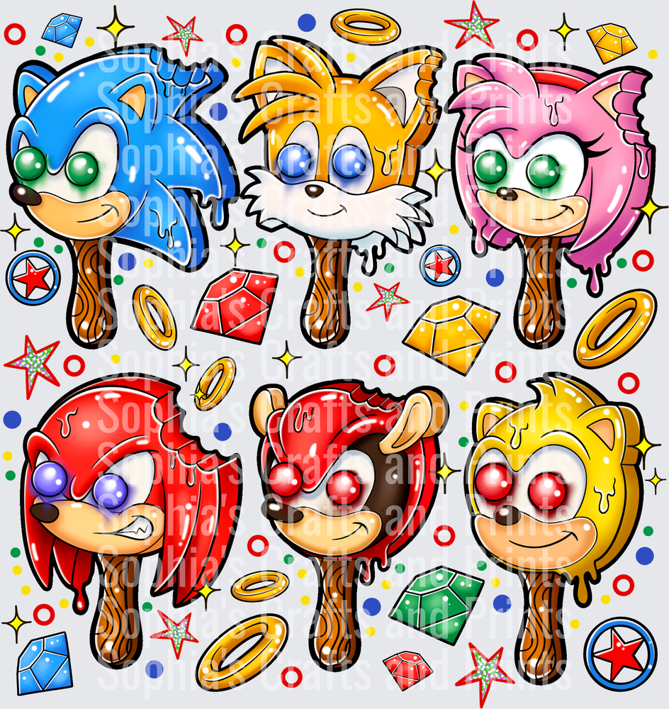 Sonic DTF Transfer