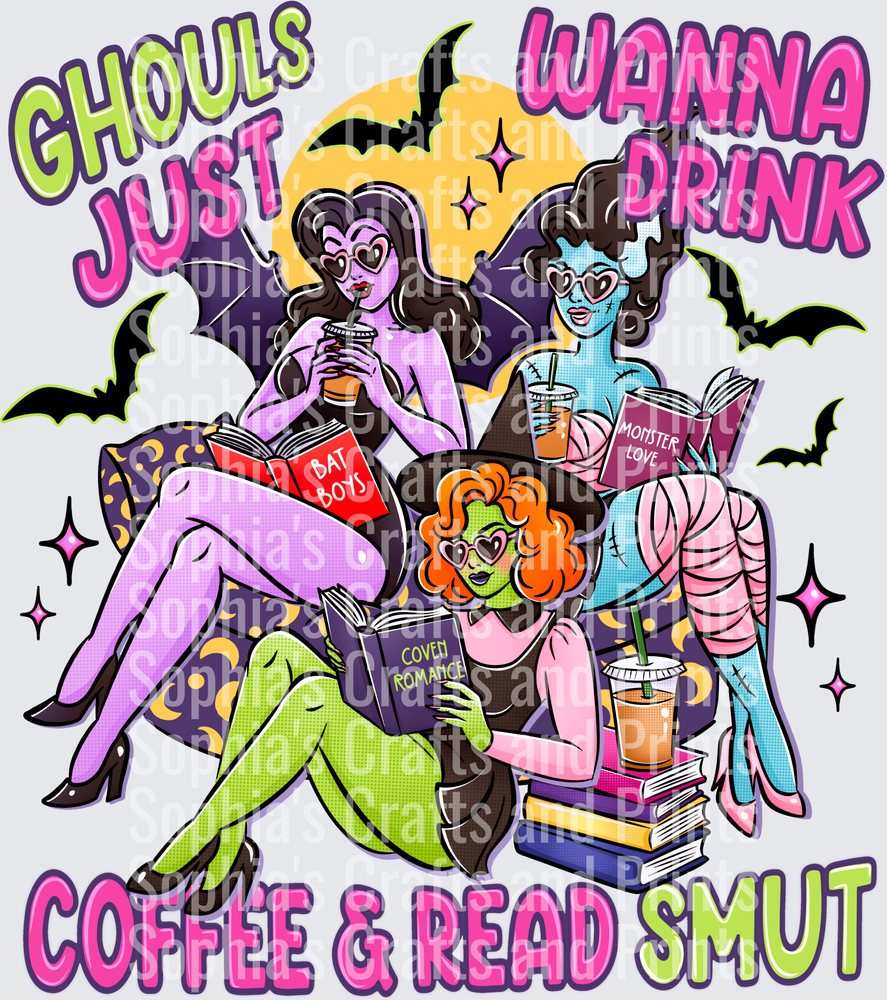 Book Ghouls DTF Transfer