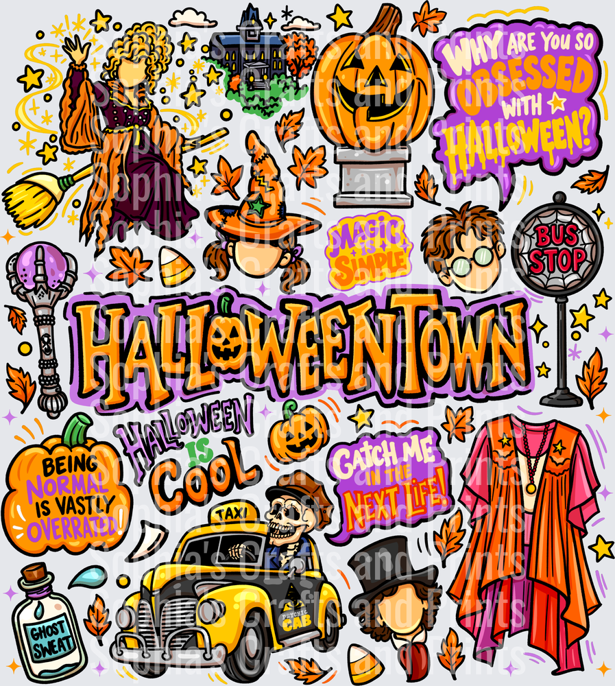 HalloweenTown DTF Transfer