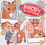 Rudolph Christmas DTF Transfer