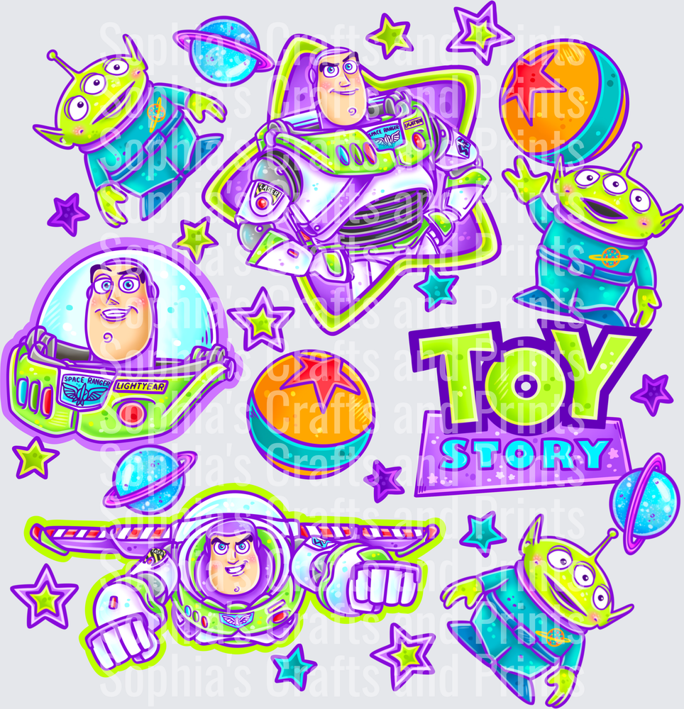 Buzz Lightyear DTF Transfer