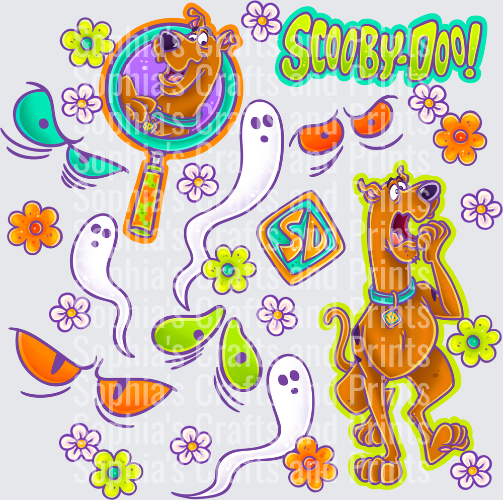 Spooky Scooby DTF Transfer