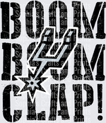 Boom Boom Clap Black DTF Transfer