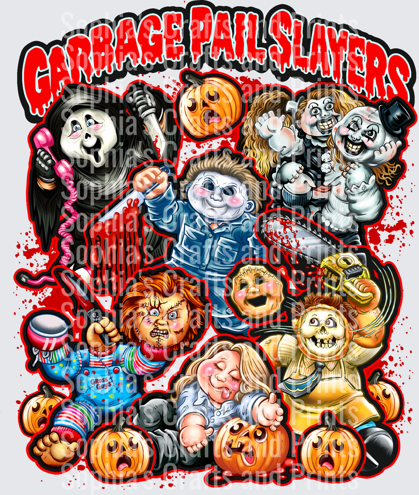 Garbage Pail Slayer DTF Transfer