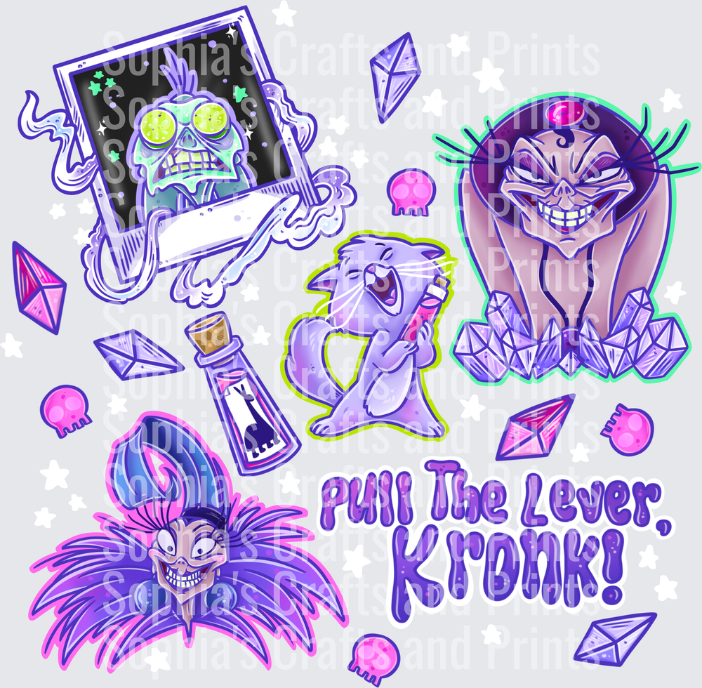 Yzma Purple DTF Transfer